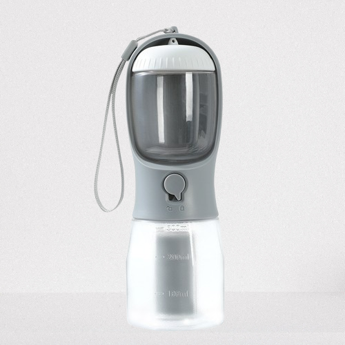 PawGo™ 3-in-1 Water Bottle with Food Container & Poop Bag Holder