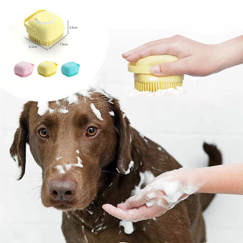 PawBreeze™ Silicone Dog Bath & Massage Brush
